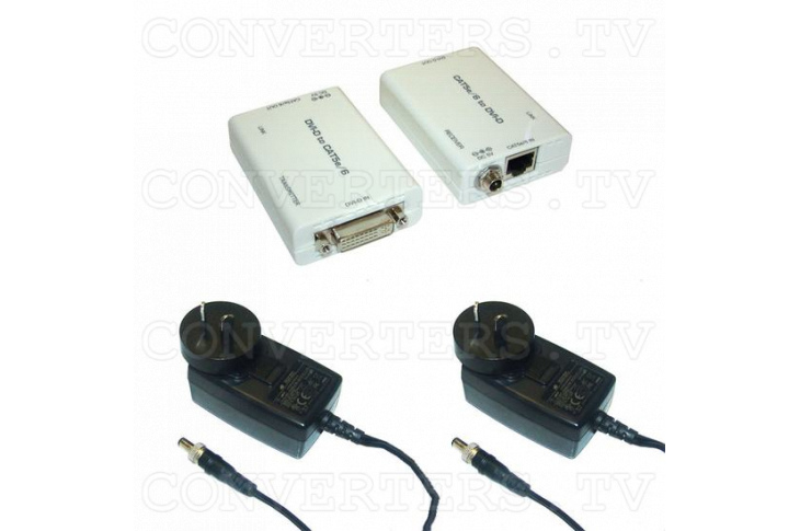 DVI over CAT5e/6 Transmitter and Receiver In Store and On Sale!