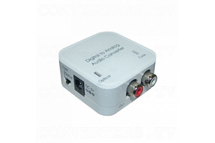 Digital SPDIF Audio to Analog Left Right Converter